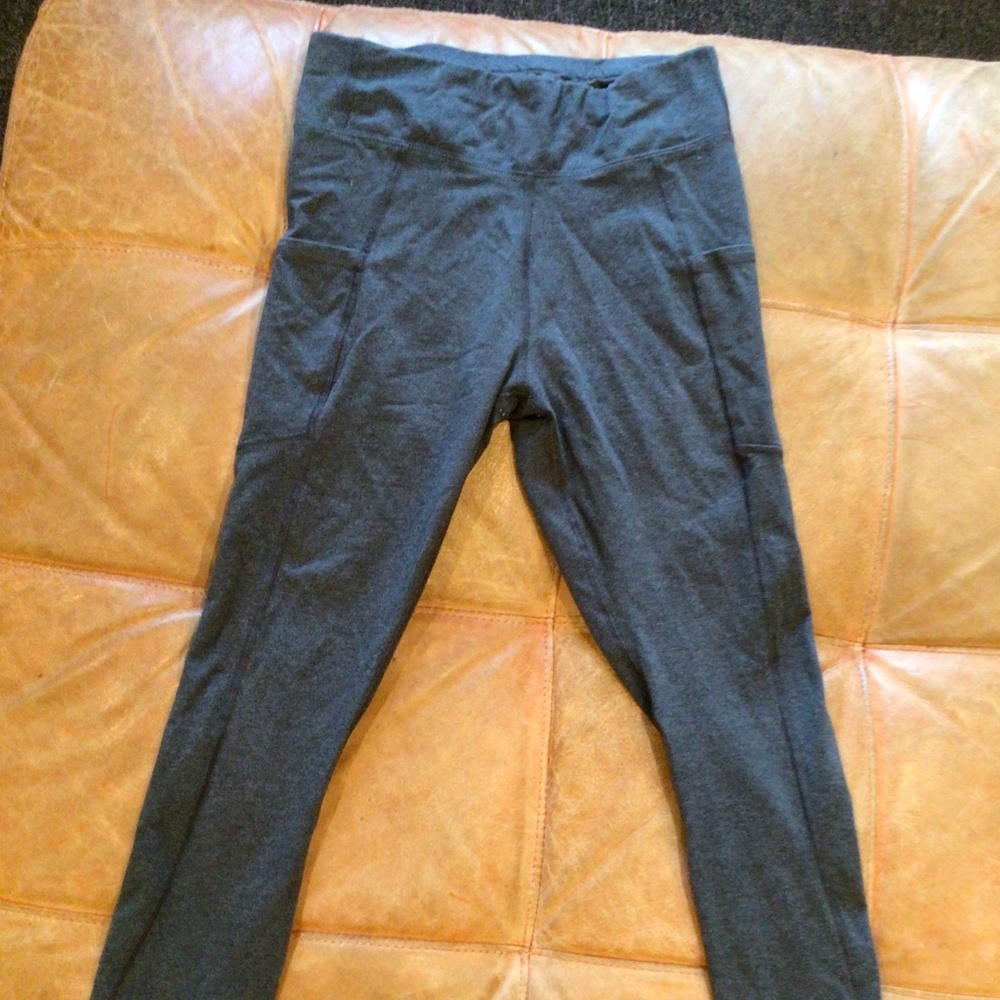 Pact organic grey cotton leggings